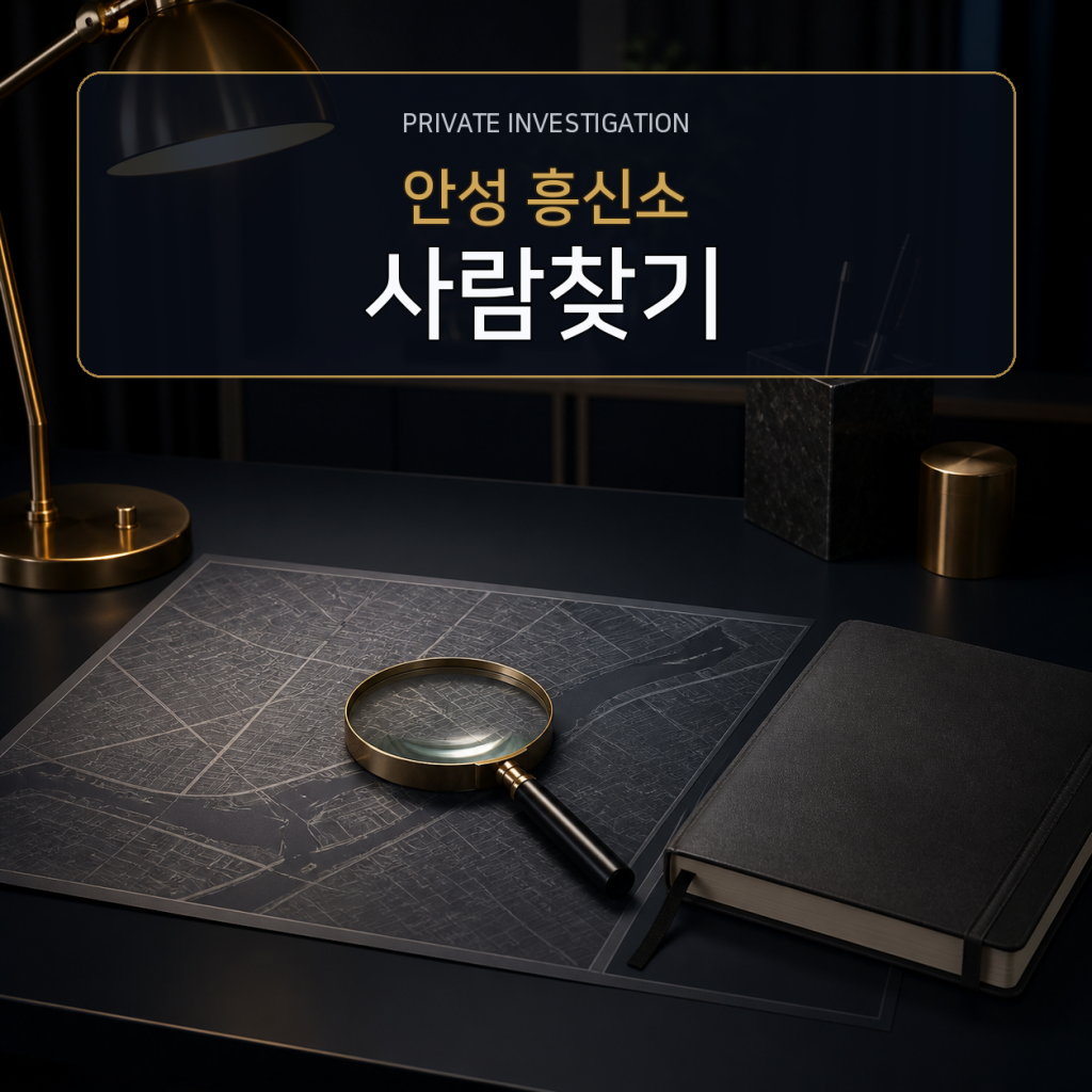안성 사람찾기·소재파악 전문 흥신소