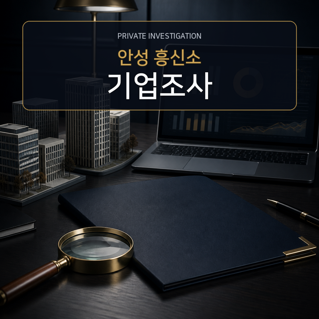 안성 기업·거래처 조사 전문 흥신소